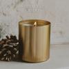 Warm and Cozy 10 oz Soy Candle, Metallic Jar