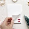 Santa Christmas notepad