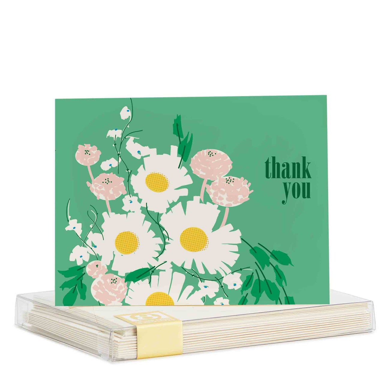 Jade Bouquet Thank You Cards - Set