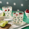 Holly Jolly 12.5 Ounce Glass Cup