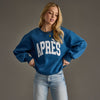 Blue & White Apres Sweatshirt