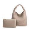 Johanna Recycled Vegan Shoulder Bag - Taupe