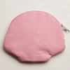 Beaded Shell Pouch with Pearl Accent