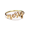 Merry Napkin Ring - Gold