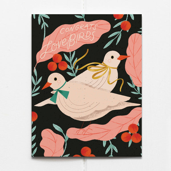 Congrats Love Birds Card