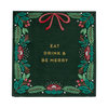 Eat Drink & Be Merry Cocktail Napkin