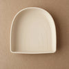 Rainbow Silicone Suction Plate - Creme