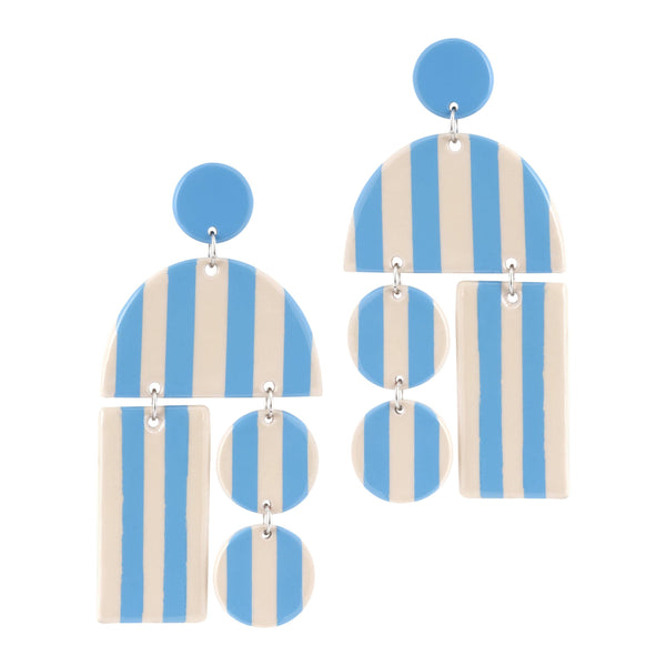 Blue Tide Mobile Earrings