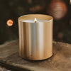 Warm and Cozy 10 oz Soy Candle, Metallic Jar
