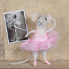 Ballerina Mouse Felt Ornament