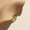 Braided Huggies: 14k Gold Fill