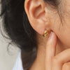 Brea Twisted Hoop Earrings