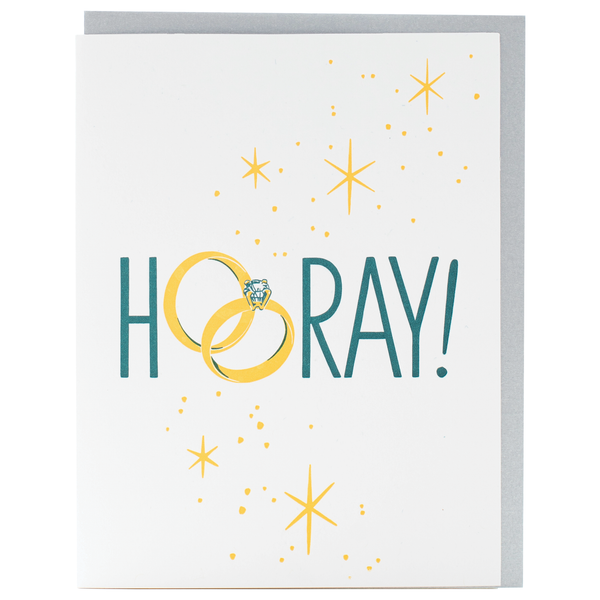 Hooray Engagement / Wedding Card