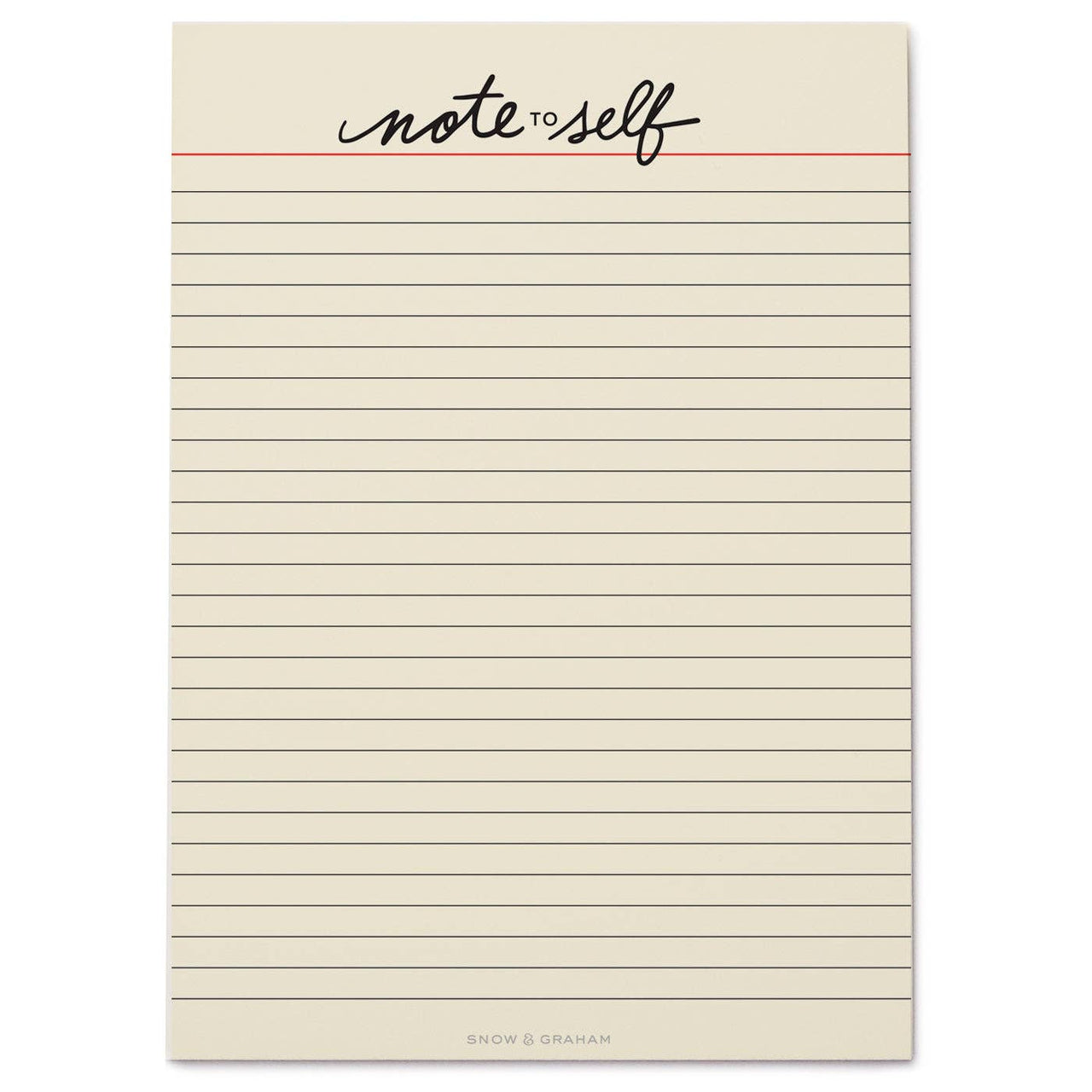 Note to Self Notepad