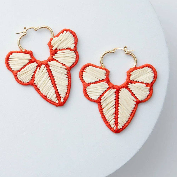 Botanic Raffia Hoops