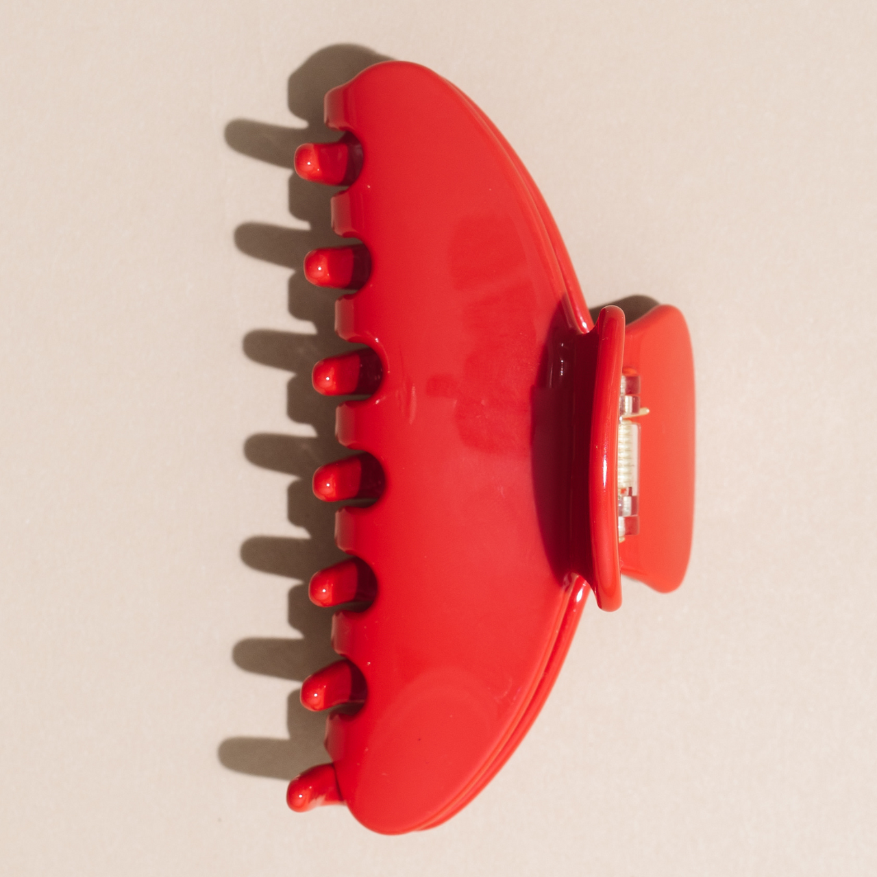 Jumbo Hair Claw Clip - Cherry Red
