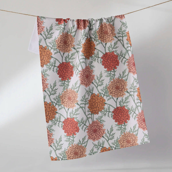 Marigold Manor Tea Towel