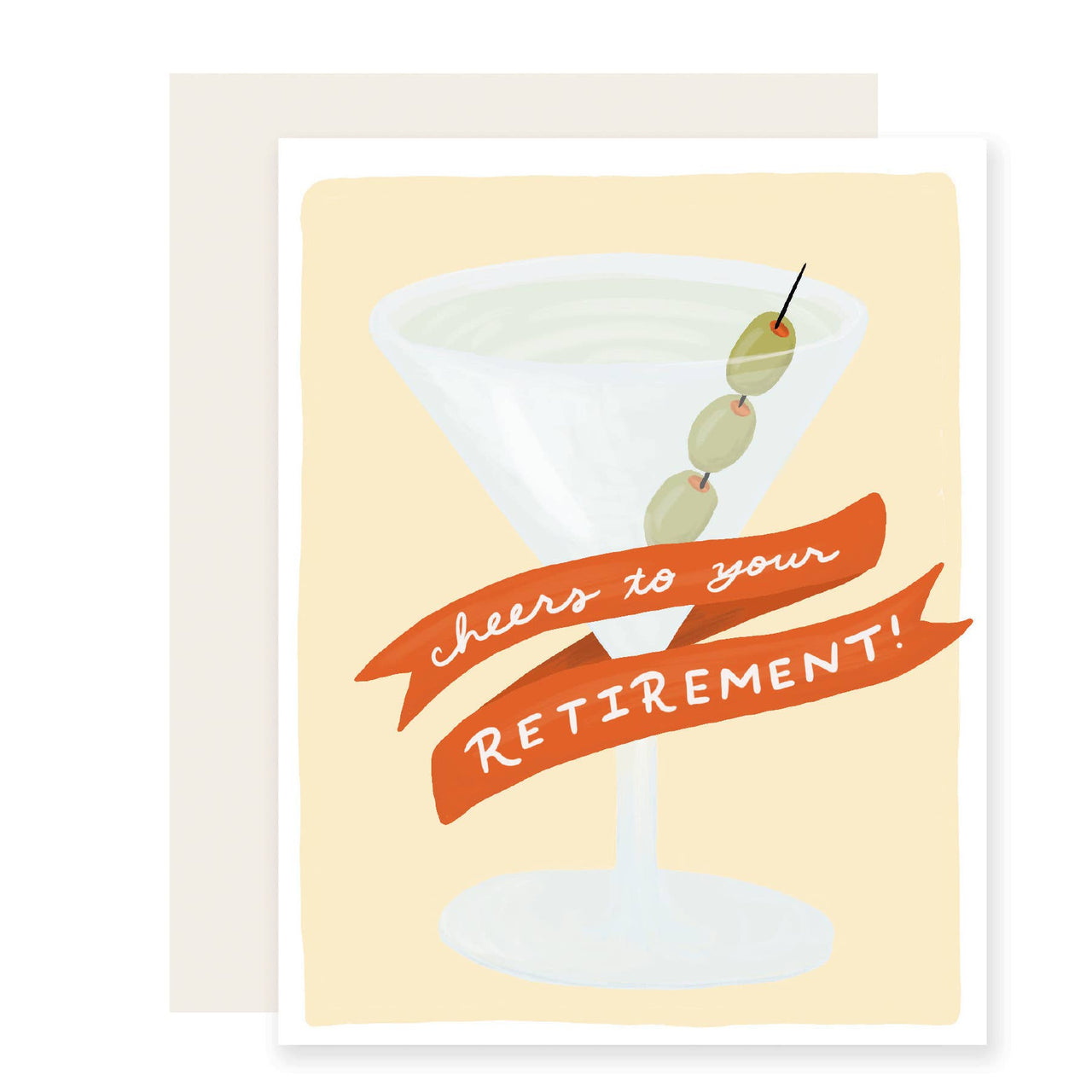 Retirement Martini Card