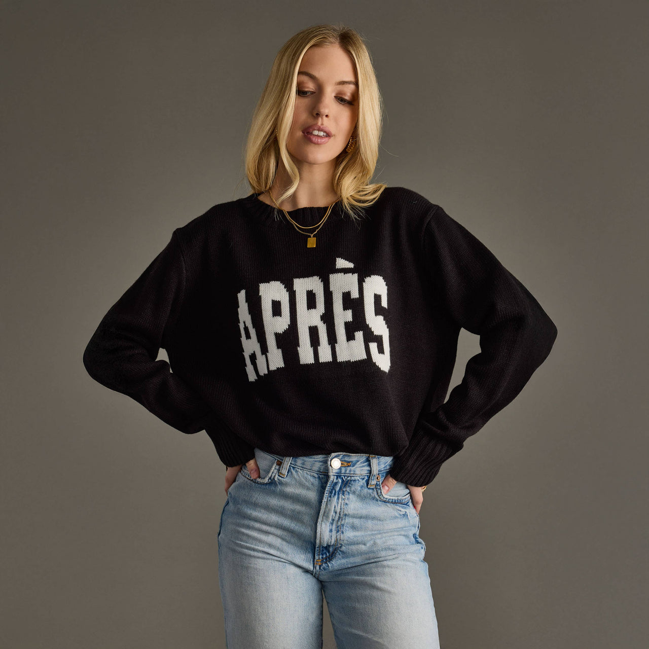 Black Apres Sweater