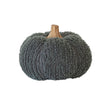 Cotton Blend Bouclé/Velvet Pumpkin w/ Wood Stem