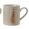 Hand Painted Stoneware Tree Mug - 4 Styles