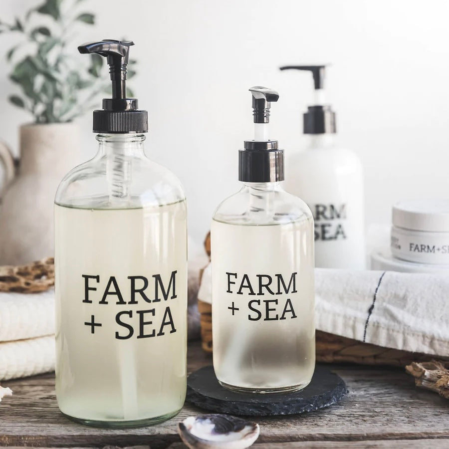 Farm + Sea Liquid Hand Soap- Large