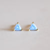 Mini Energy Gem Studs- Fire Opal