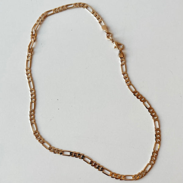 Thick Figaro Layering Chain Necklace