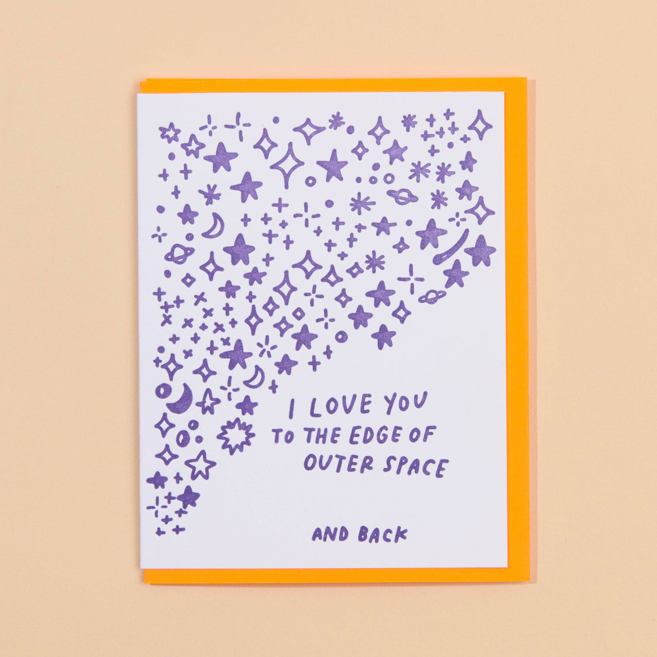 Outer Space I Love You Card