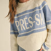 APRES-SKI LETTER FRONT SWEATER TOP