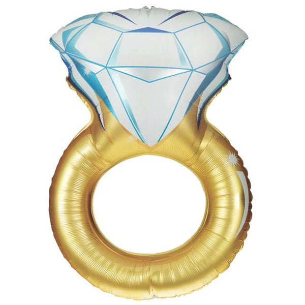 Engagement Ring Mylar Balloon