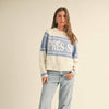 APRES-SKI LETTER FRONT SWEATER TOP