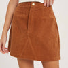 CORDUROY MINI SKIRT