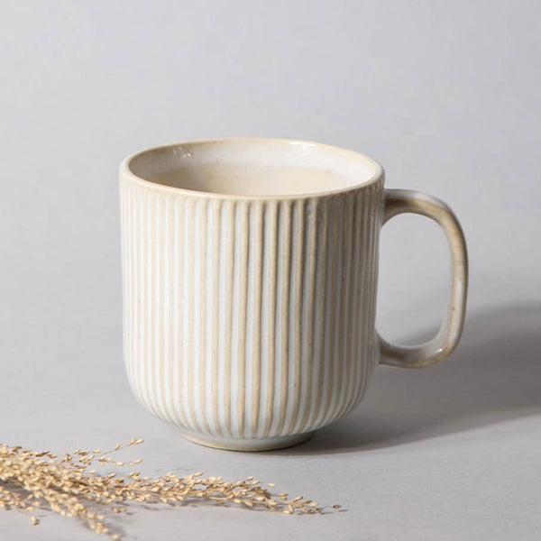 Striped Ivory Mug