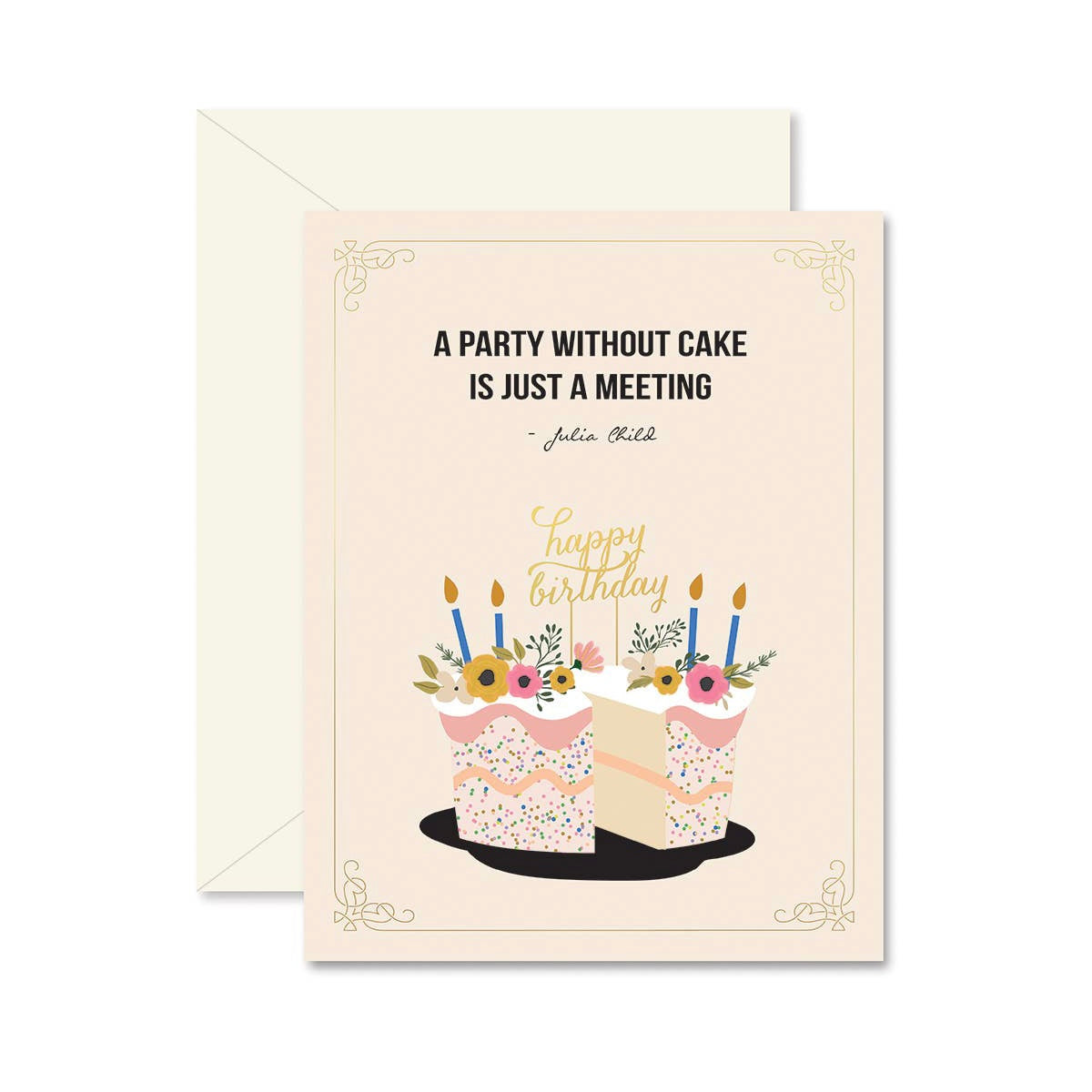 Party Without Cake Birthday Card