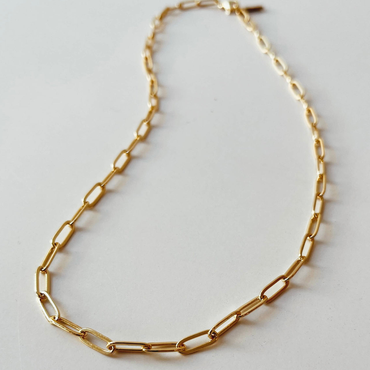 Petite Paperclip Layering Chain Necklace