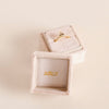 Velvet Jewelry Box - Cream