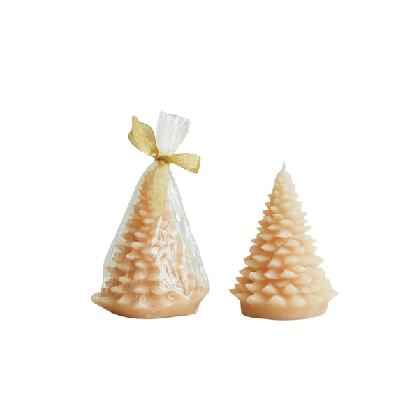 5” Tree Shaped Candle - Blush