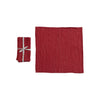 Stonewashed Red Linen Napkins, Set of 4