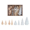 Wood and Stoneware Trees Set