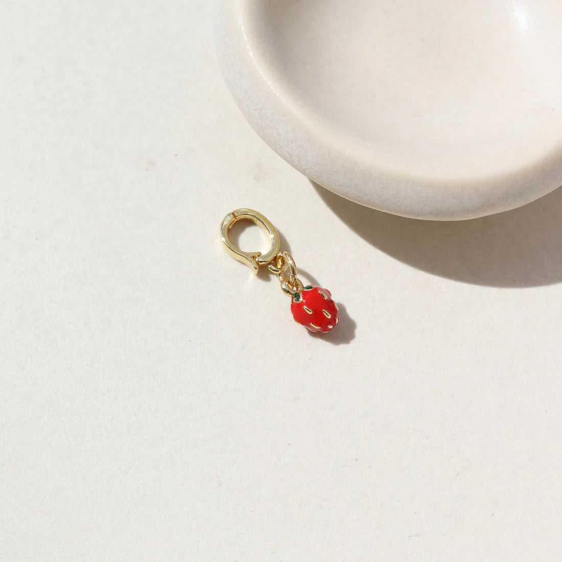 Tiny Strawberry Charm