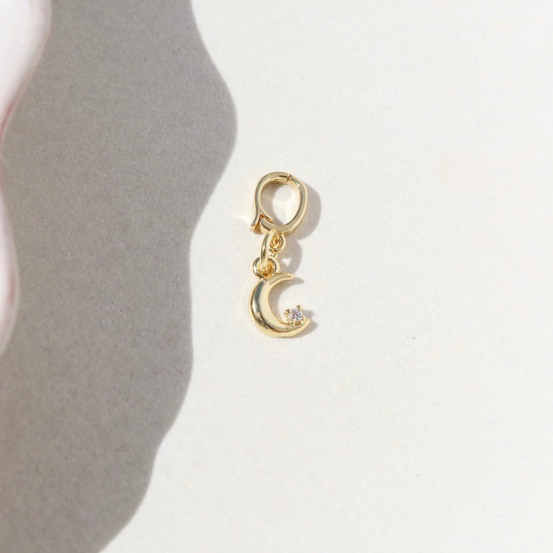 Tiny Crescent Moon Charm