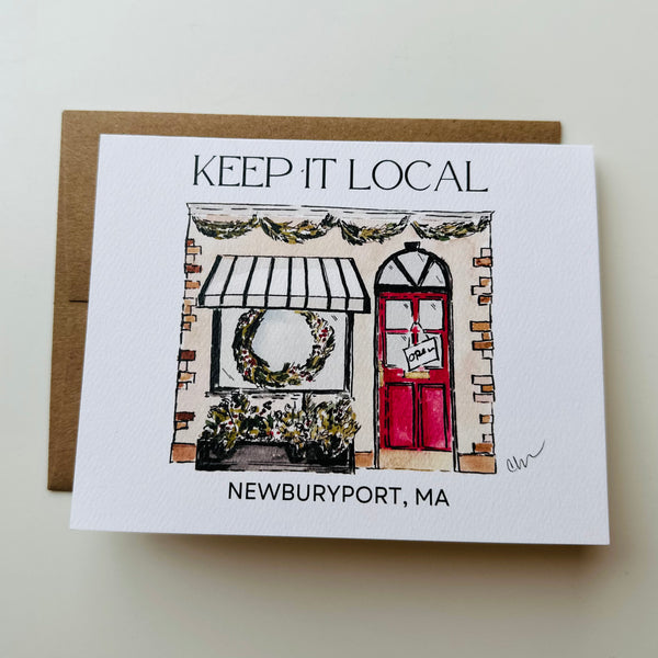 Keep It Local Newburyport Greeting Card