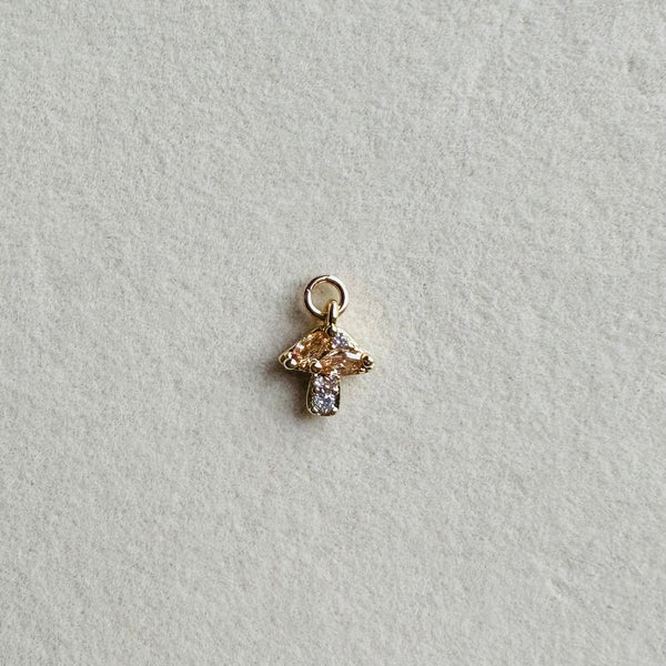 Sparkly Mushroom Charm