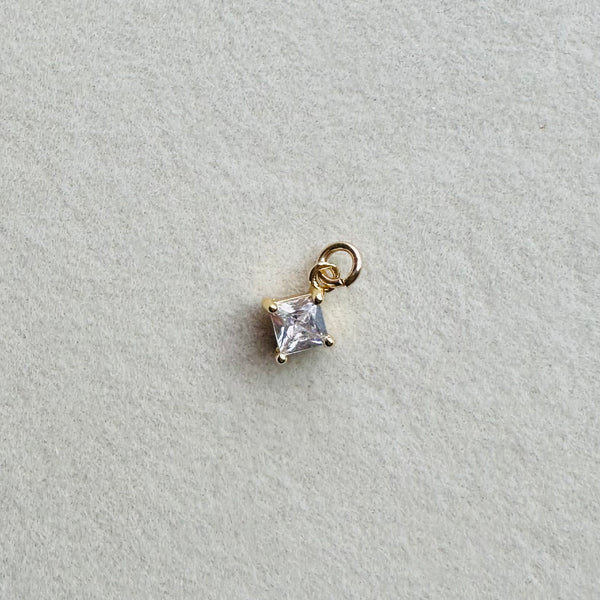 Mini Cubic Zirconia Charm