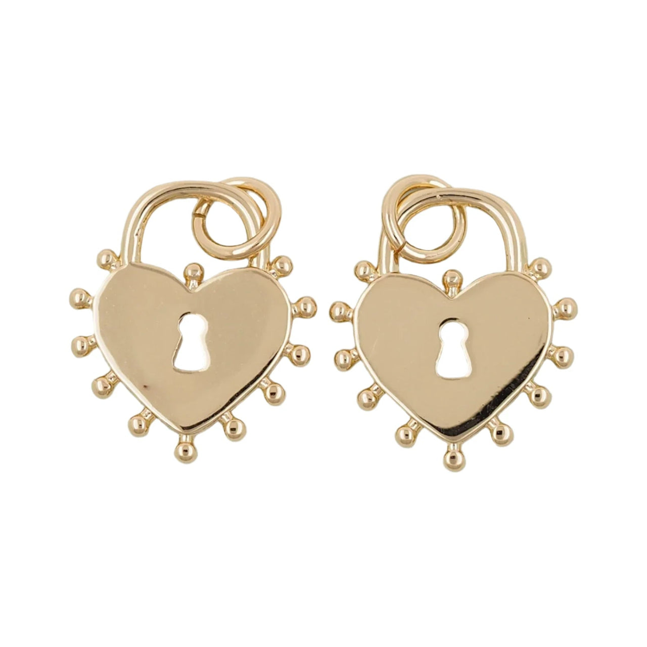 Heart PadLock Charm