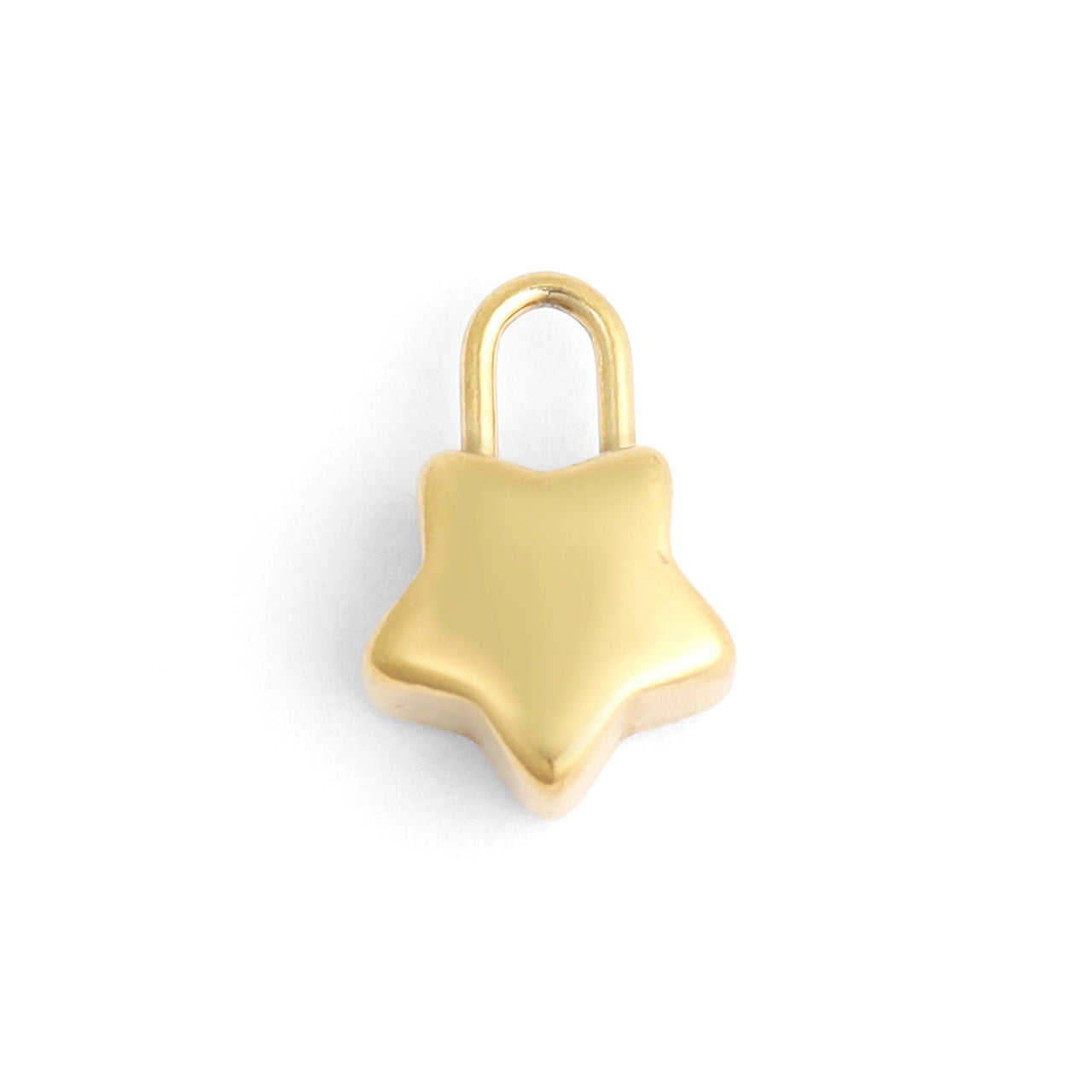 Star Padlock Charm