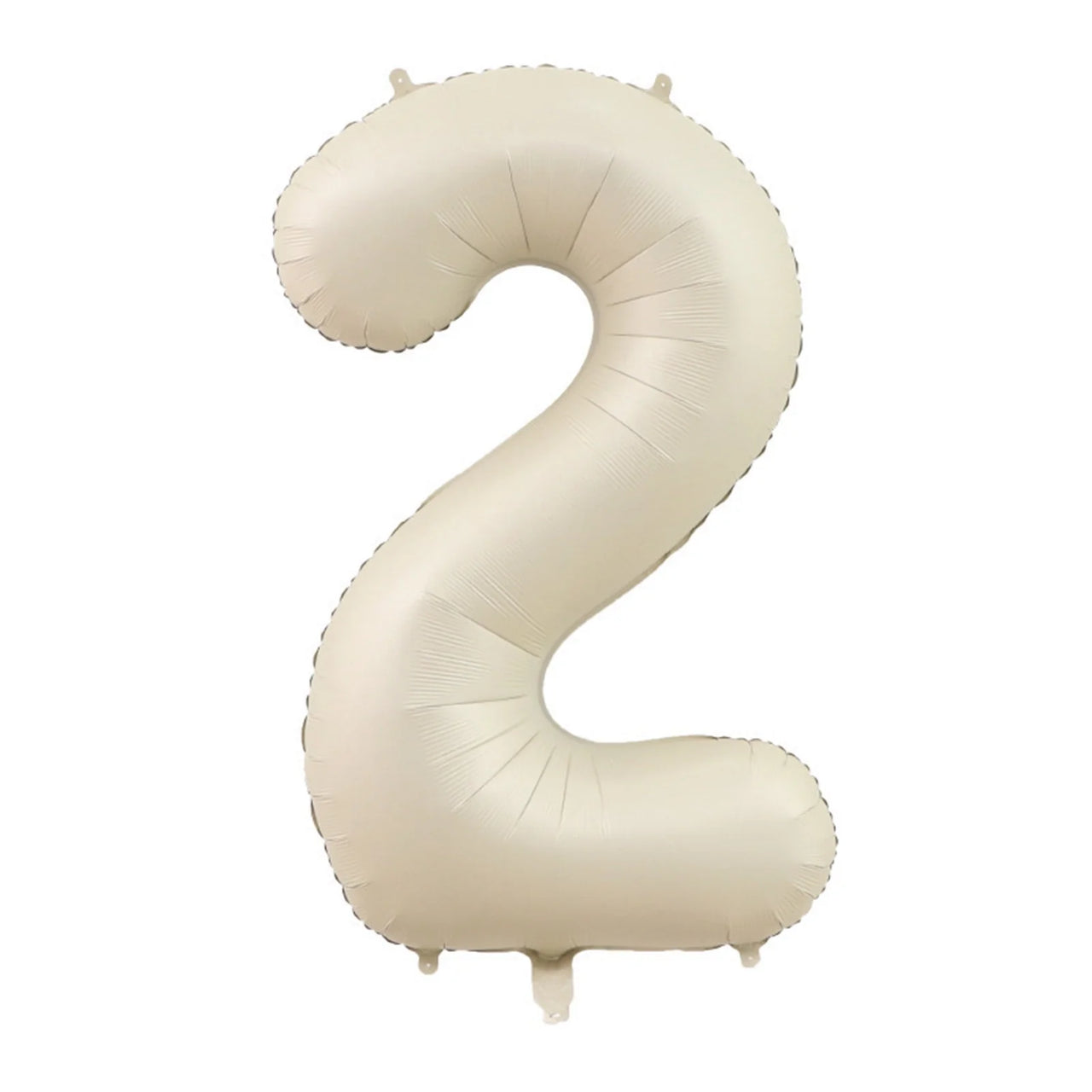 White Sand Number Balloons