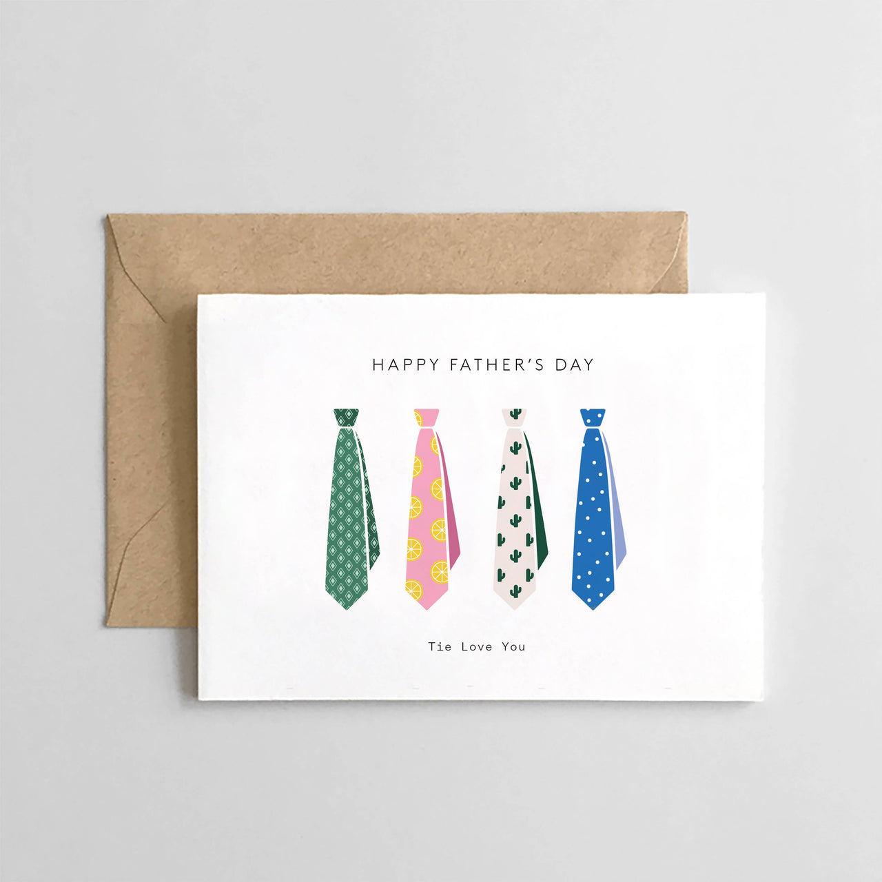 Tie Love You Father's Day Card