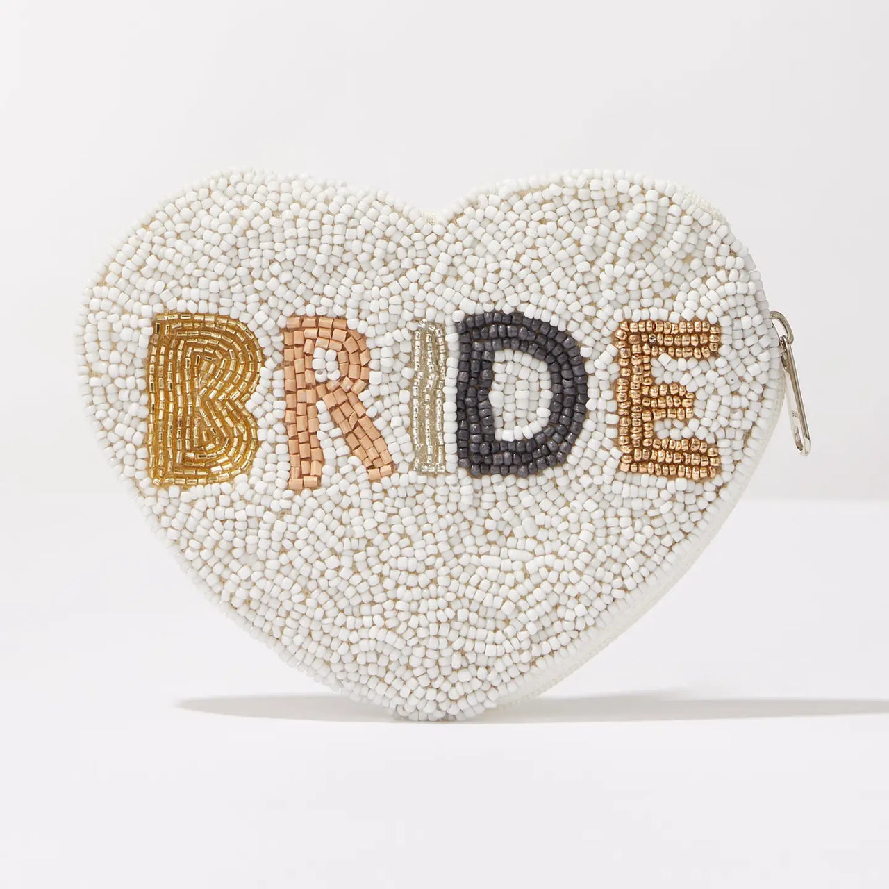 Bride Seed Bead Canvas Pounch